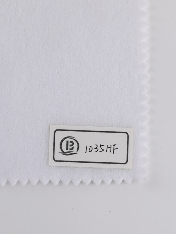 Polyester 1030HF Cut Away Brodery Backing Non Woven Smältbar Hård Handfeeling Interlining